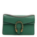 Calfskin Super Mini Dionysus Shoulder Bag Emerald