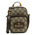 GG Supreme Monogram Mini Neo Vintage Double Zip Messenger Bag Beige New Acero Crop
