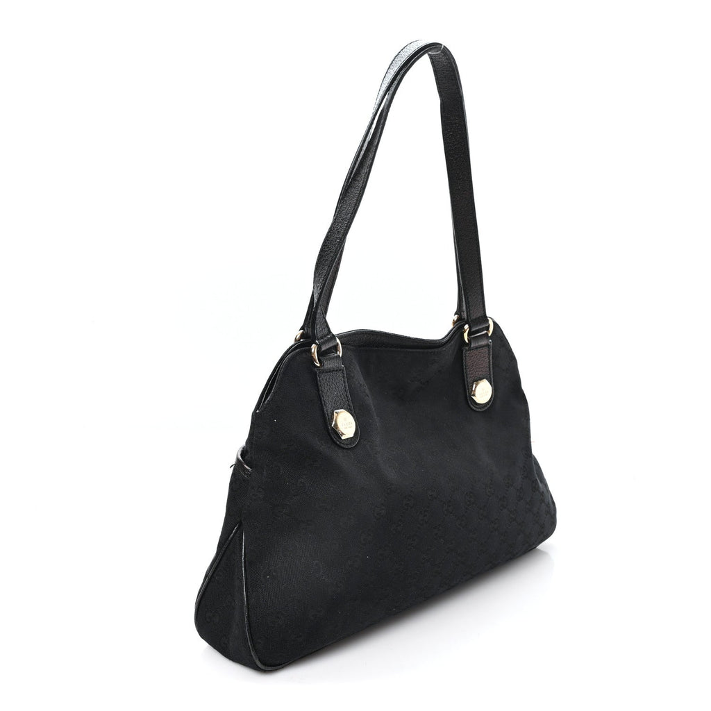 Monogram Medium Charmy Shoulder Bag Black