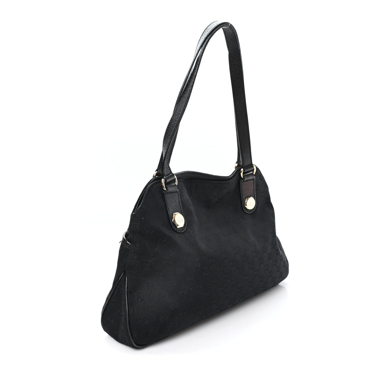 Monogram Medium Charmy Shoulder Bag Black