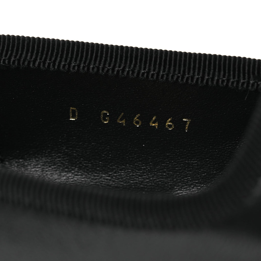 Lambskin Mary Jane Flats 37.5 Black
