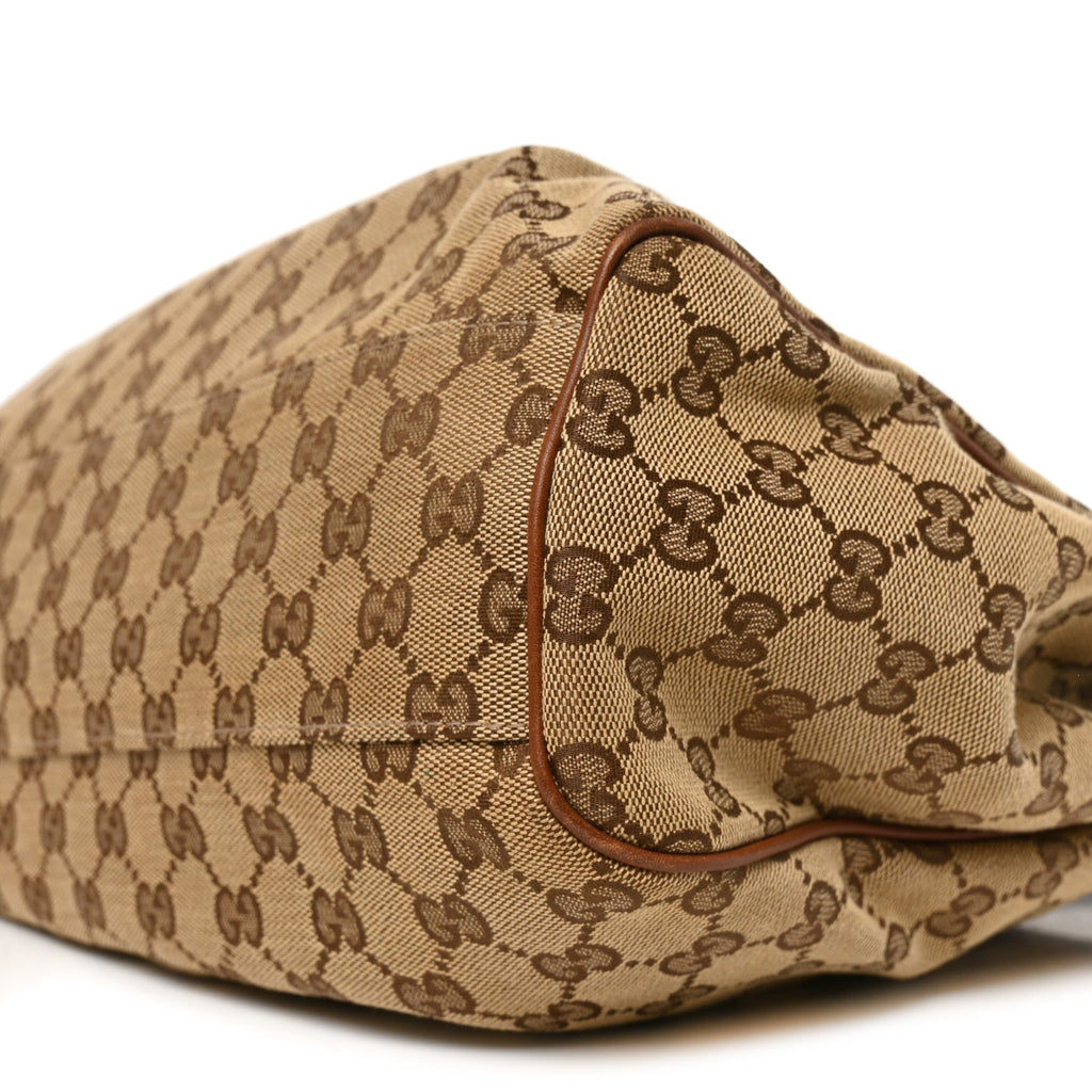 Monogram Medium Sukey Tote Brown