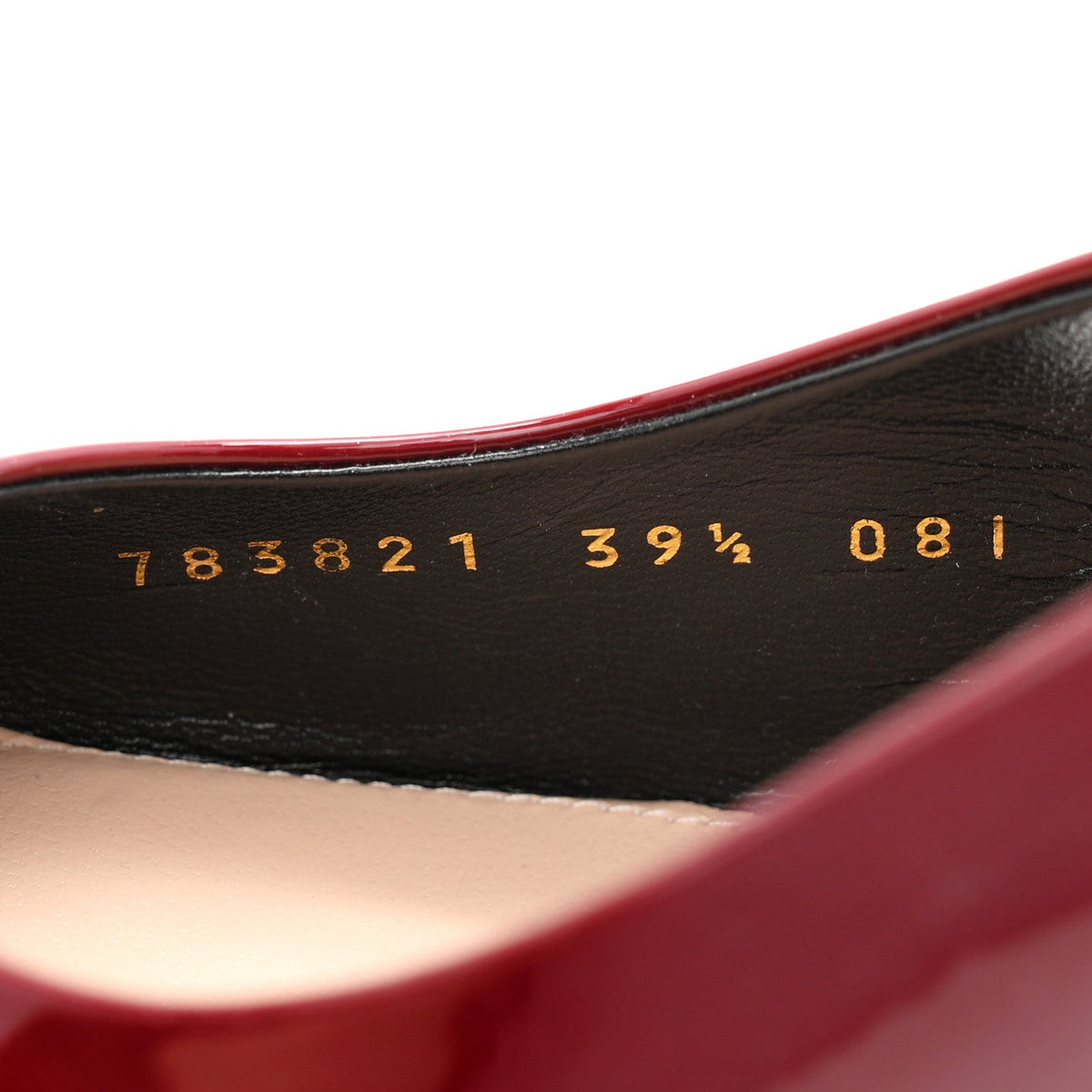 Patent Signoria Slingback Pumps 39.5 Rosso Ancora