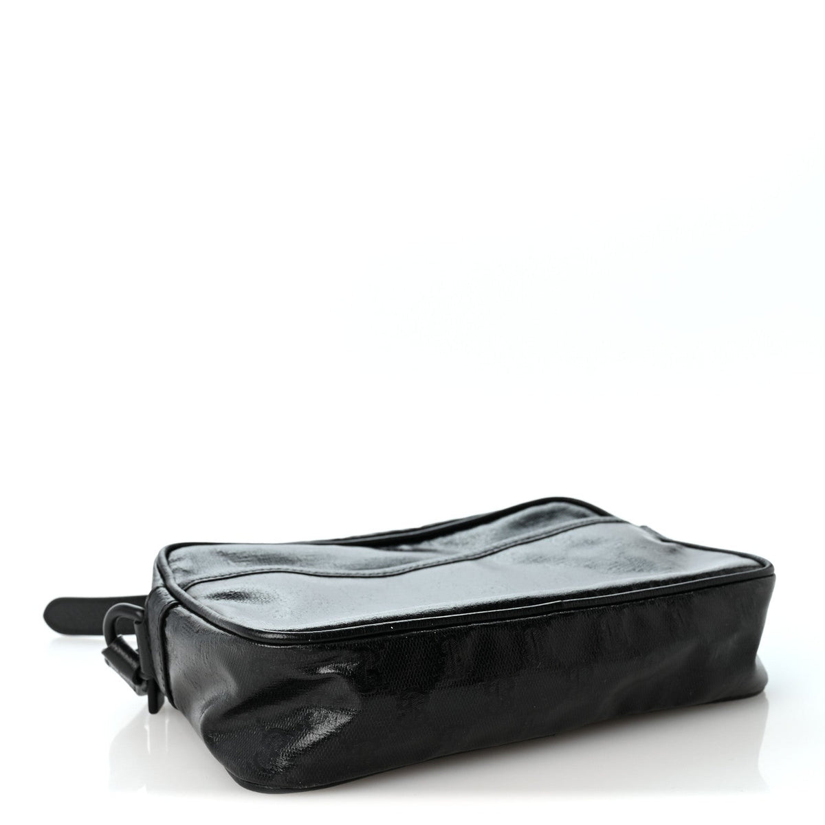 GG Crystal Monogram Mini Shoulder Bag Black