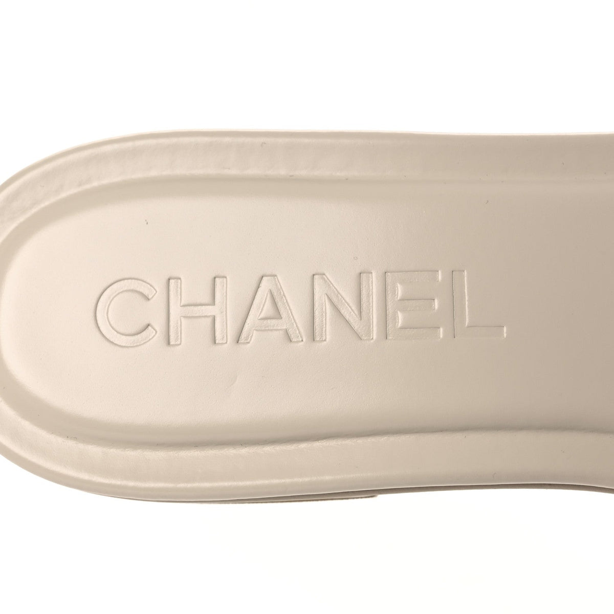 Calfskin Patent Calfskin Logo Mules 36 Beige