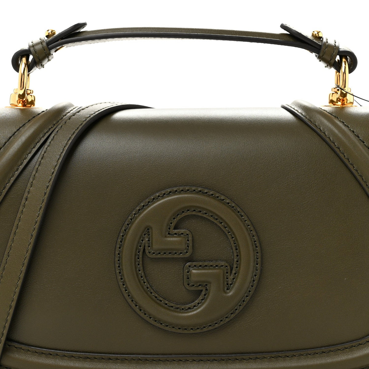 Roxy Calfskin Medium Blondie Top Handle Bag Luscious Green