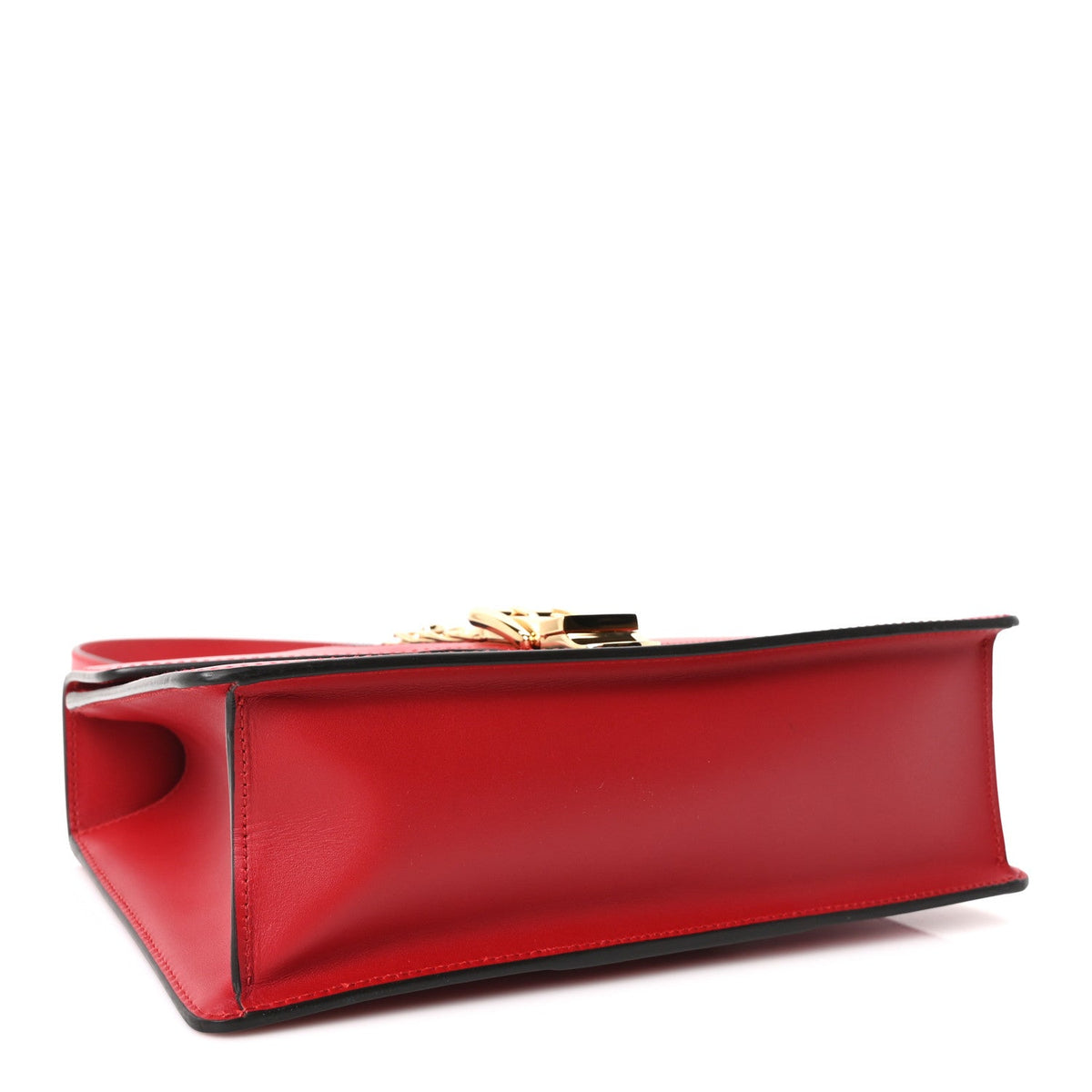 Calfskin Small Sylvie Shoulder Bag Hibiscus Red