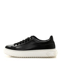 Calfskin Time Out Sneakers 38.5 Black