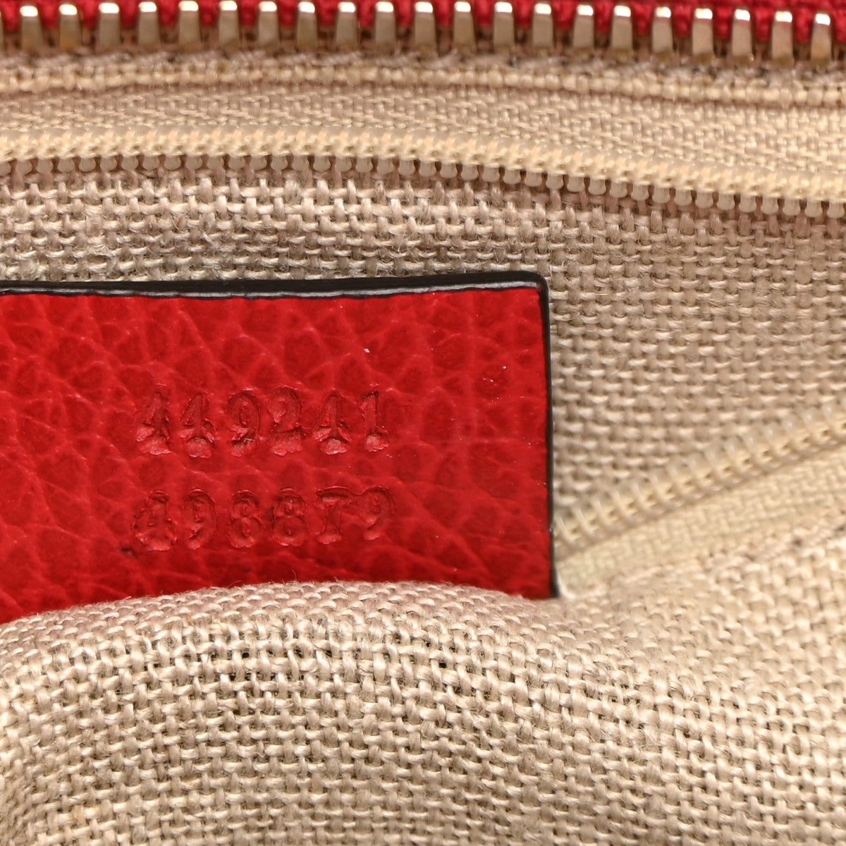 Monogram Small Bree Tote Red