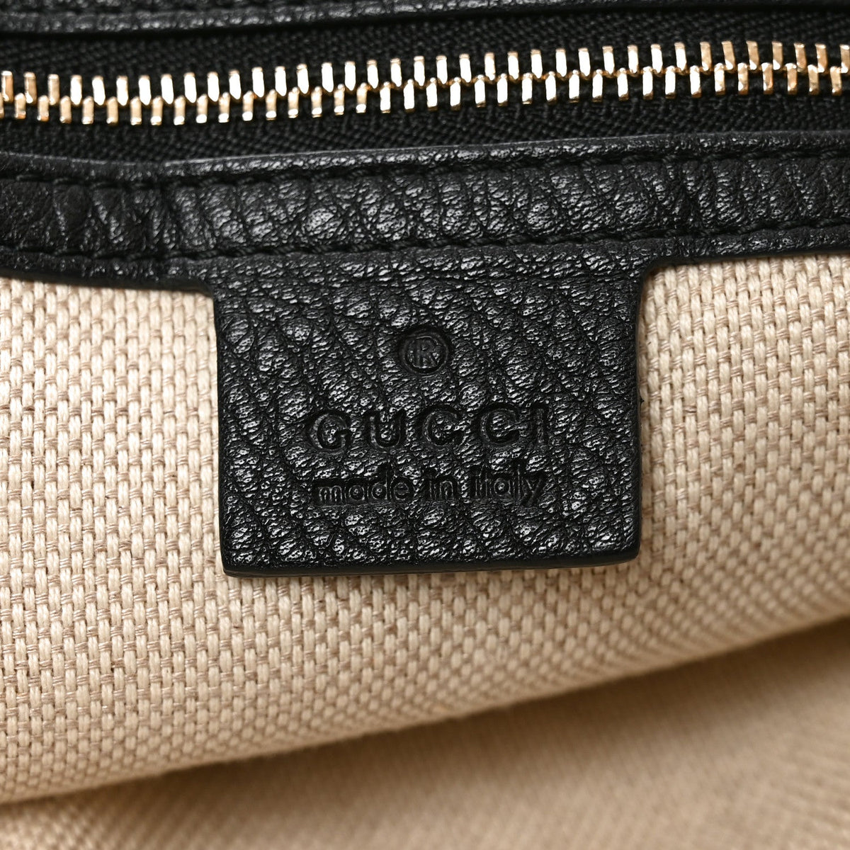 Pebbled Calfskin Medium Soho Shoulder Bag Black