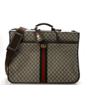 GG Supreme Monogram Web Savoy Garment Bag Beige Ebony New Acero