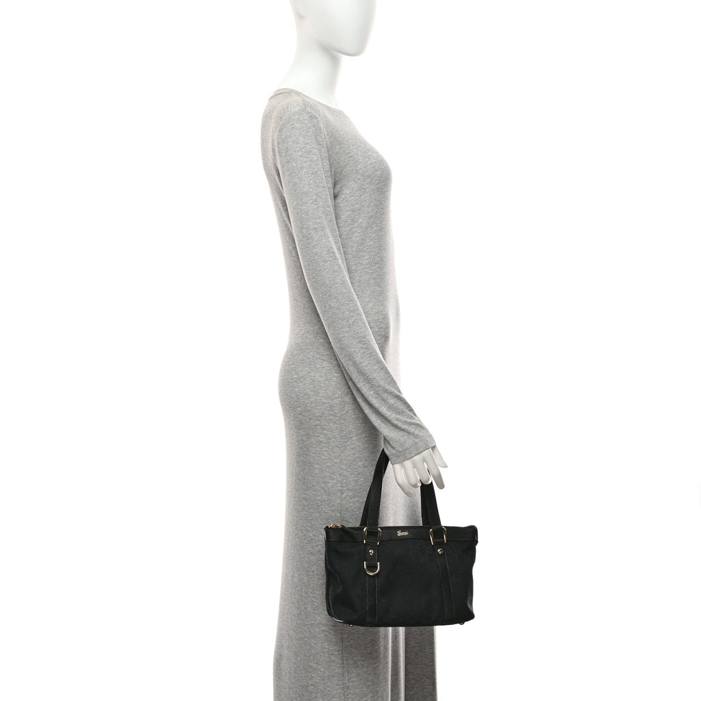 Monogram Small Abbey Tote Black