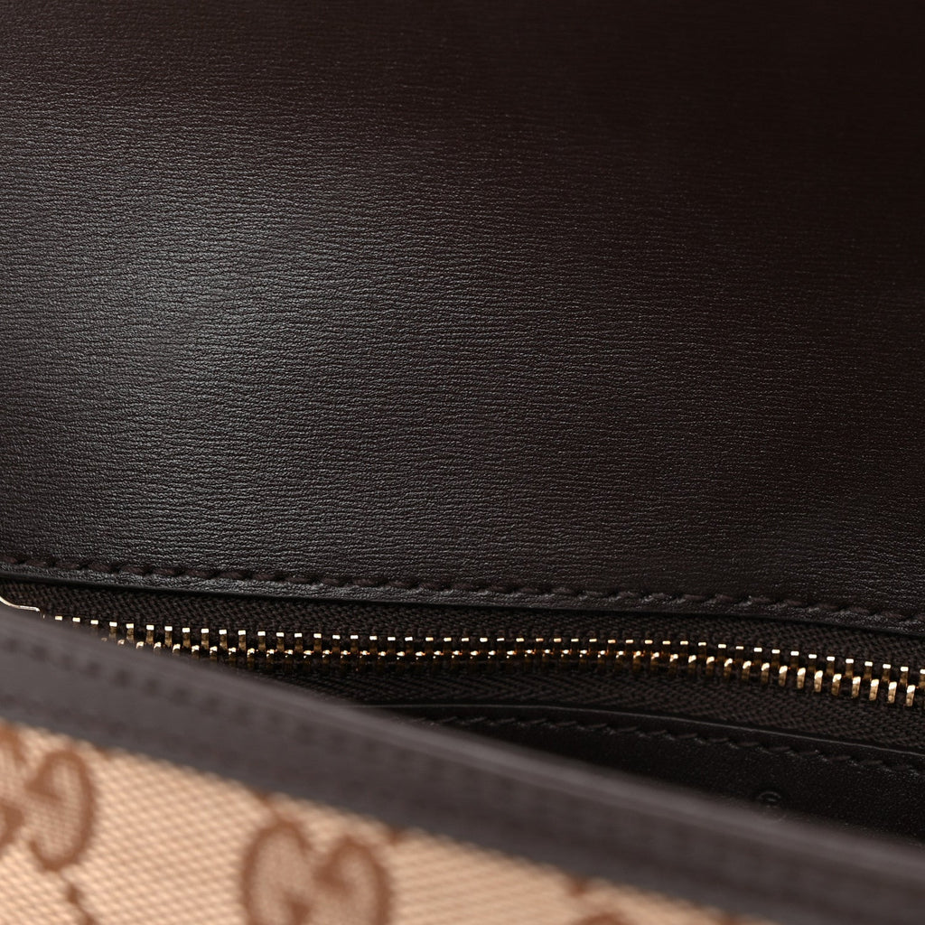 GG Monogram Small Luce Shoulder Bag Beige Ebony