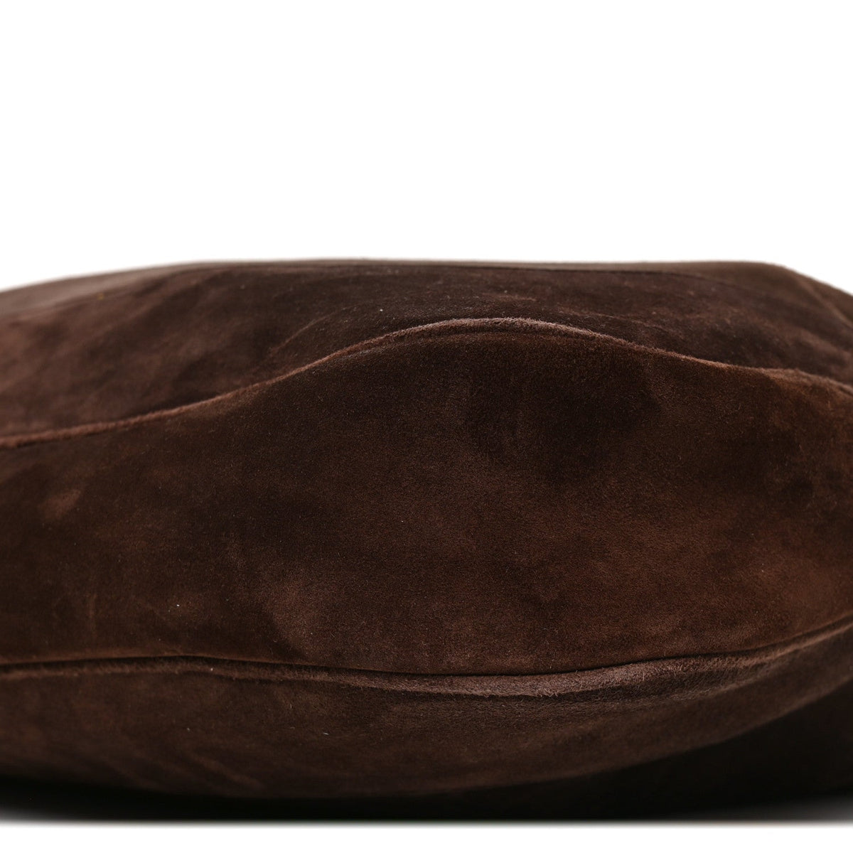 Suede Jackie 1961 Giorno Shoulder Bag Dark Brown