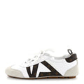 Monogram Calfskin Womens LV Sneakerina 38 White