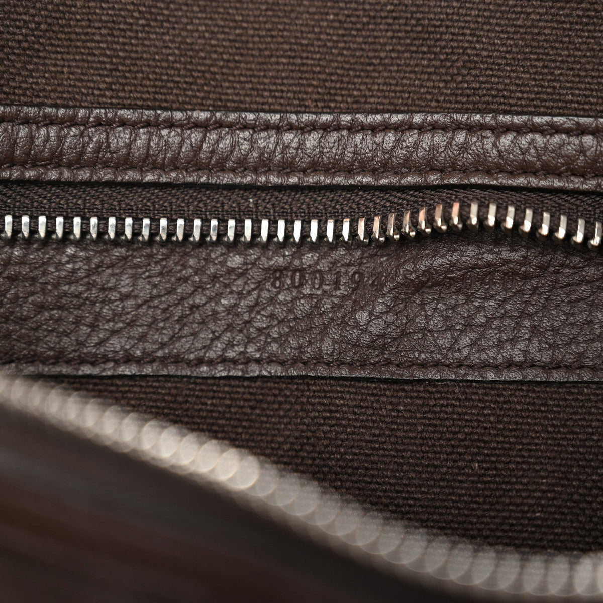 Monogram Calfskin Web Large Shoulder Bag Beige Brown