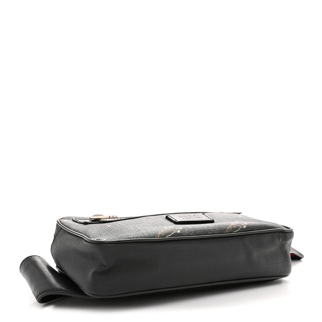 Soft GG Supreme Monogram Tigers Belt Bag Black Multicolor