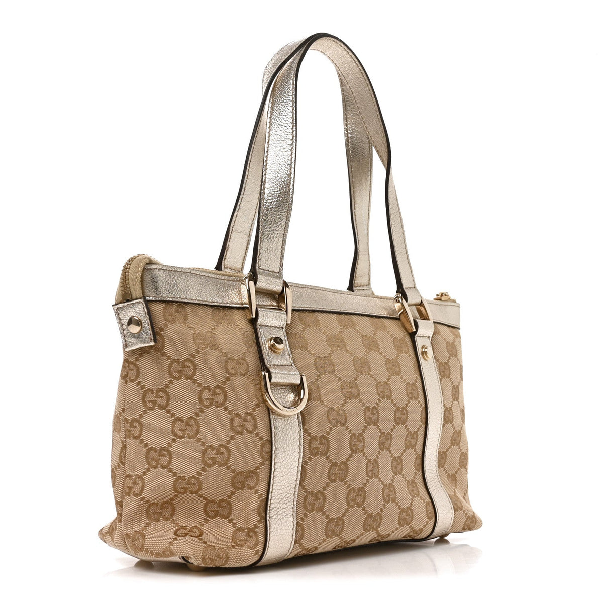 Monogram Small Abbey Tote Platinum