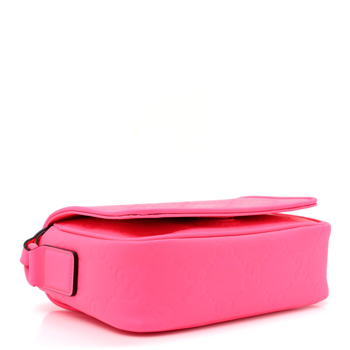 Calfskin GG Rubber effect Super Mini Bag  Pink