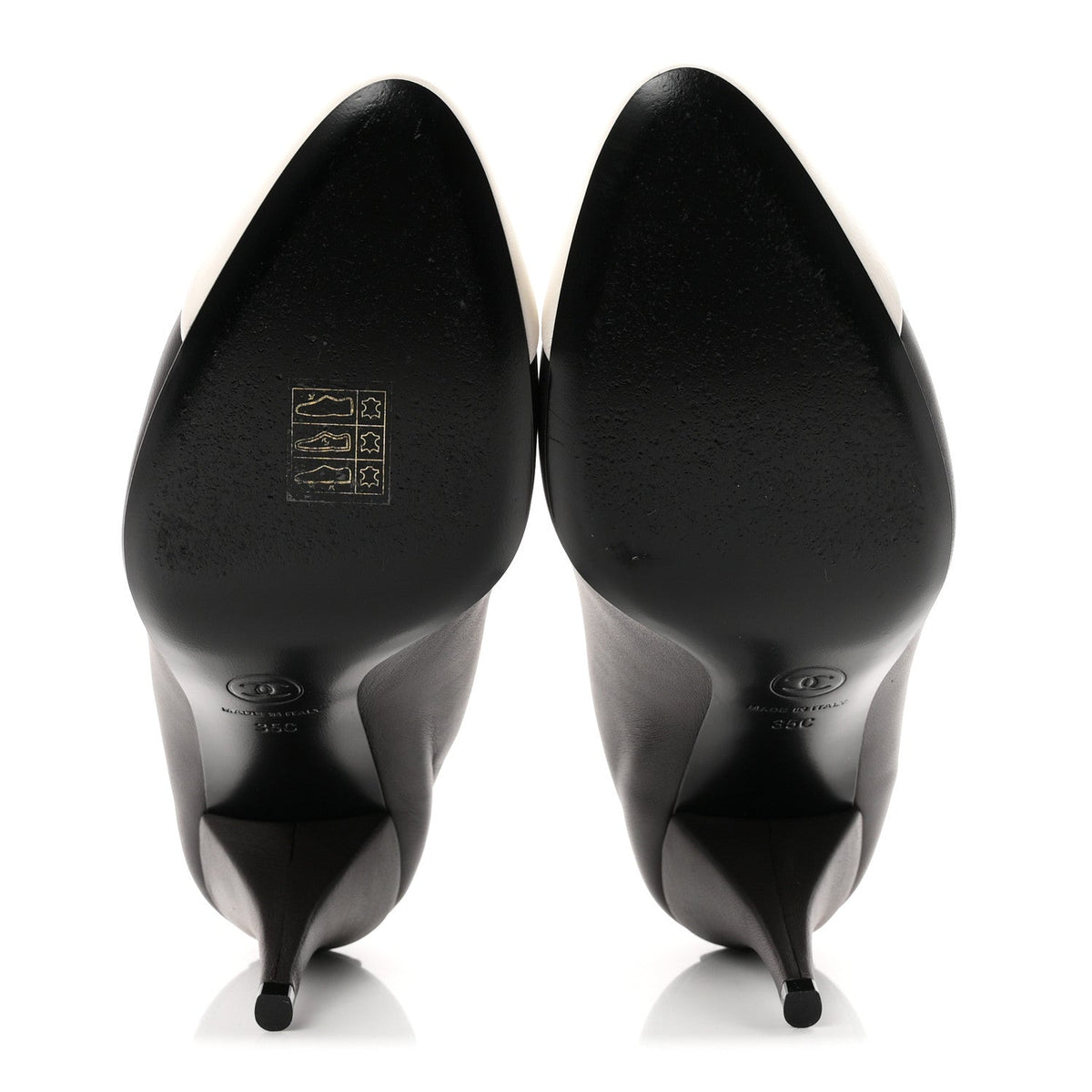 Lambskin Pumps 35 Dark Brown Ivory