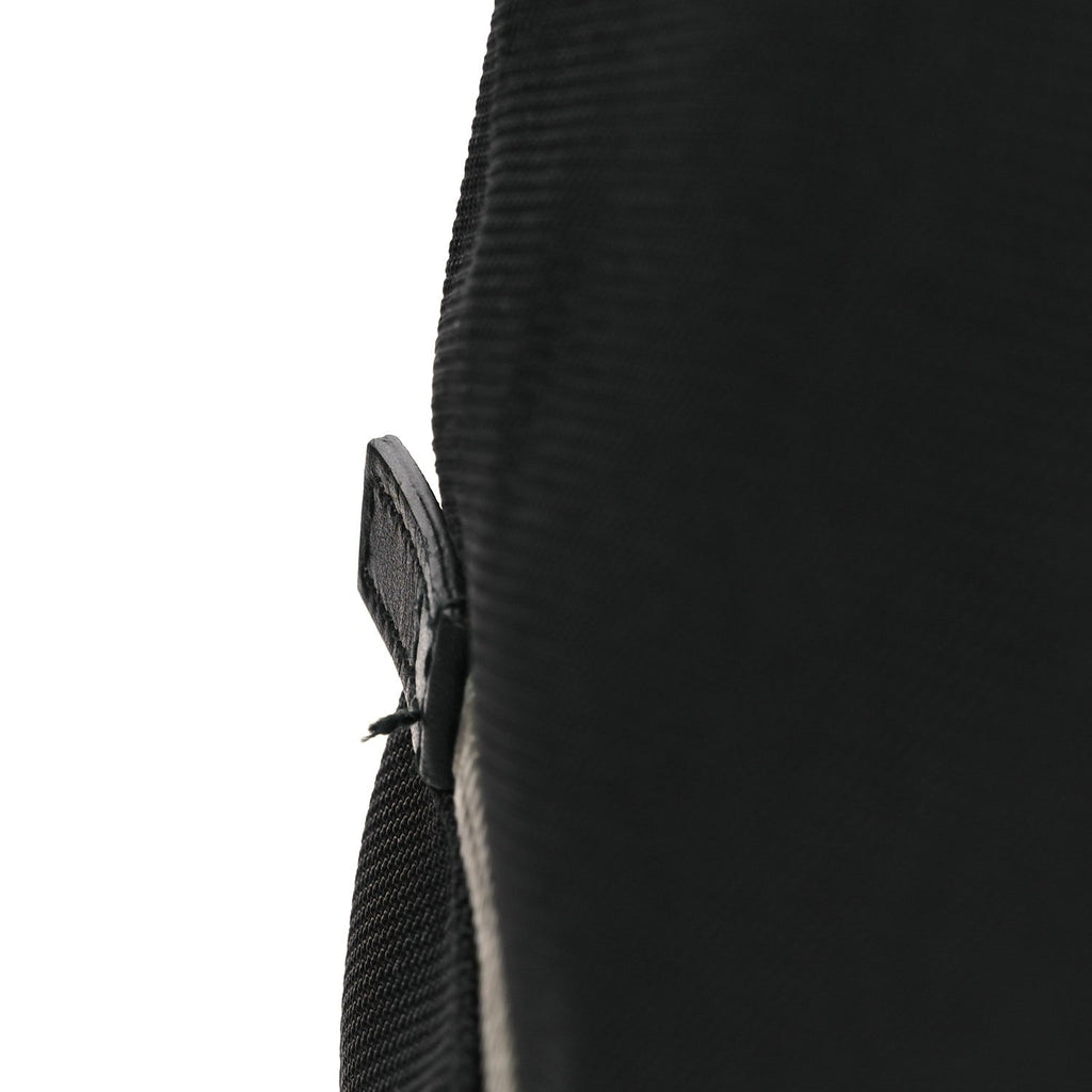 Techno Canvas Web Single Buckle Backpack Black