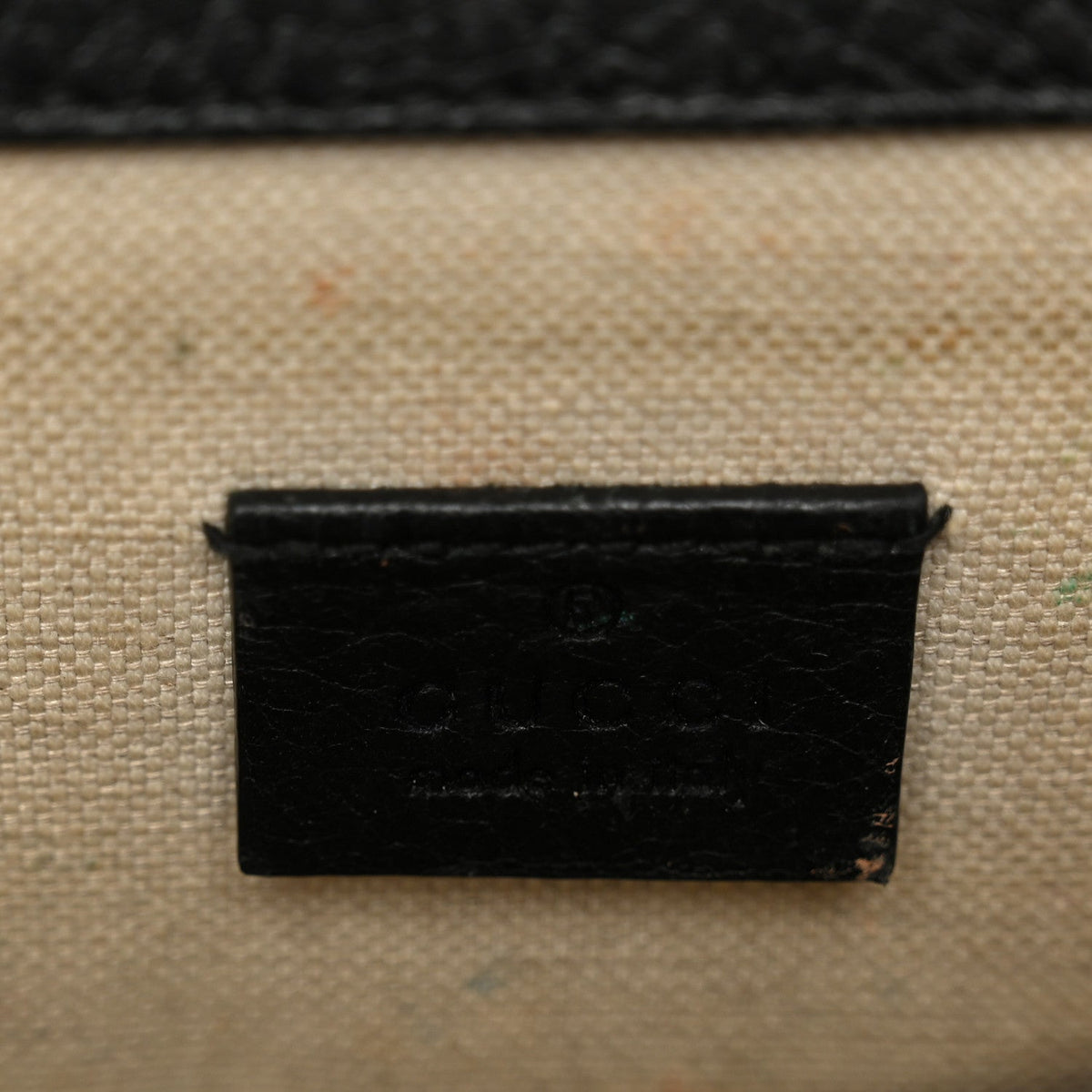 Dollar Calfskin Enamel Small Dionysus Shoulder Bag Black Electric Blue