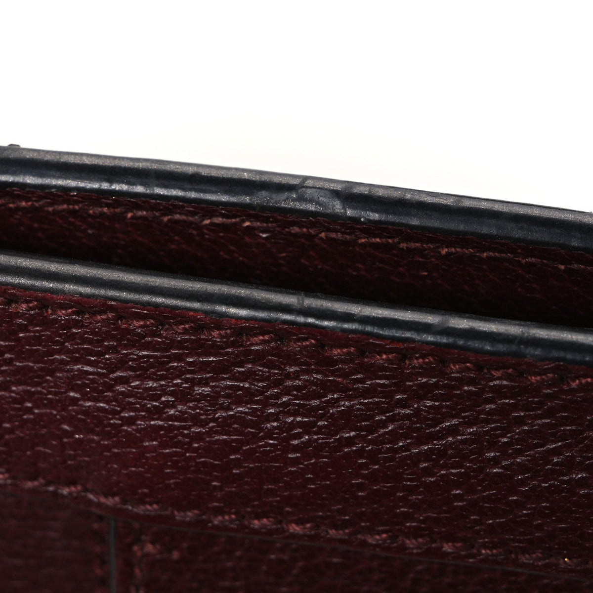 Calfskin GG Web Small Ophidia Chain Shoulder Bag Vintage Bordeaux