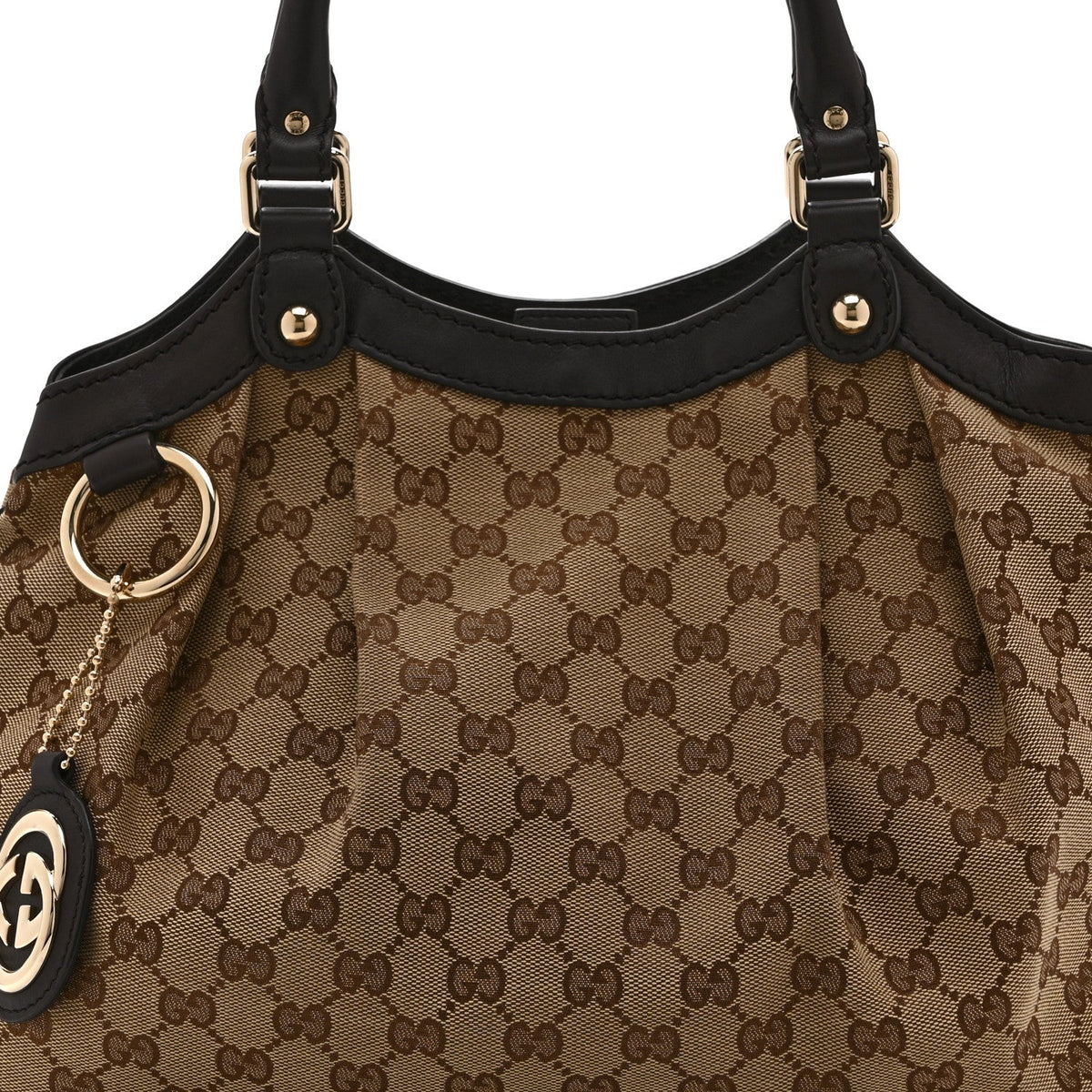 Monogram Medium Sukey Tote Dark Brown