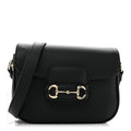 Arabella Calfskin Horsebit 1955 Shoulder Bag Black