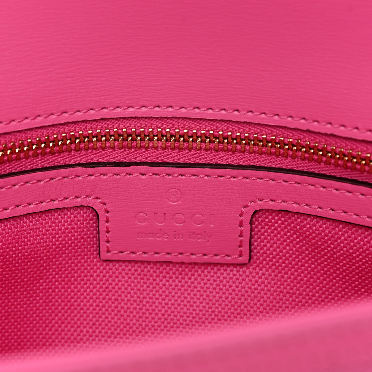 GG Monogram Textured Dollar Calfskin Small Luce Shoulder Bag Pink