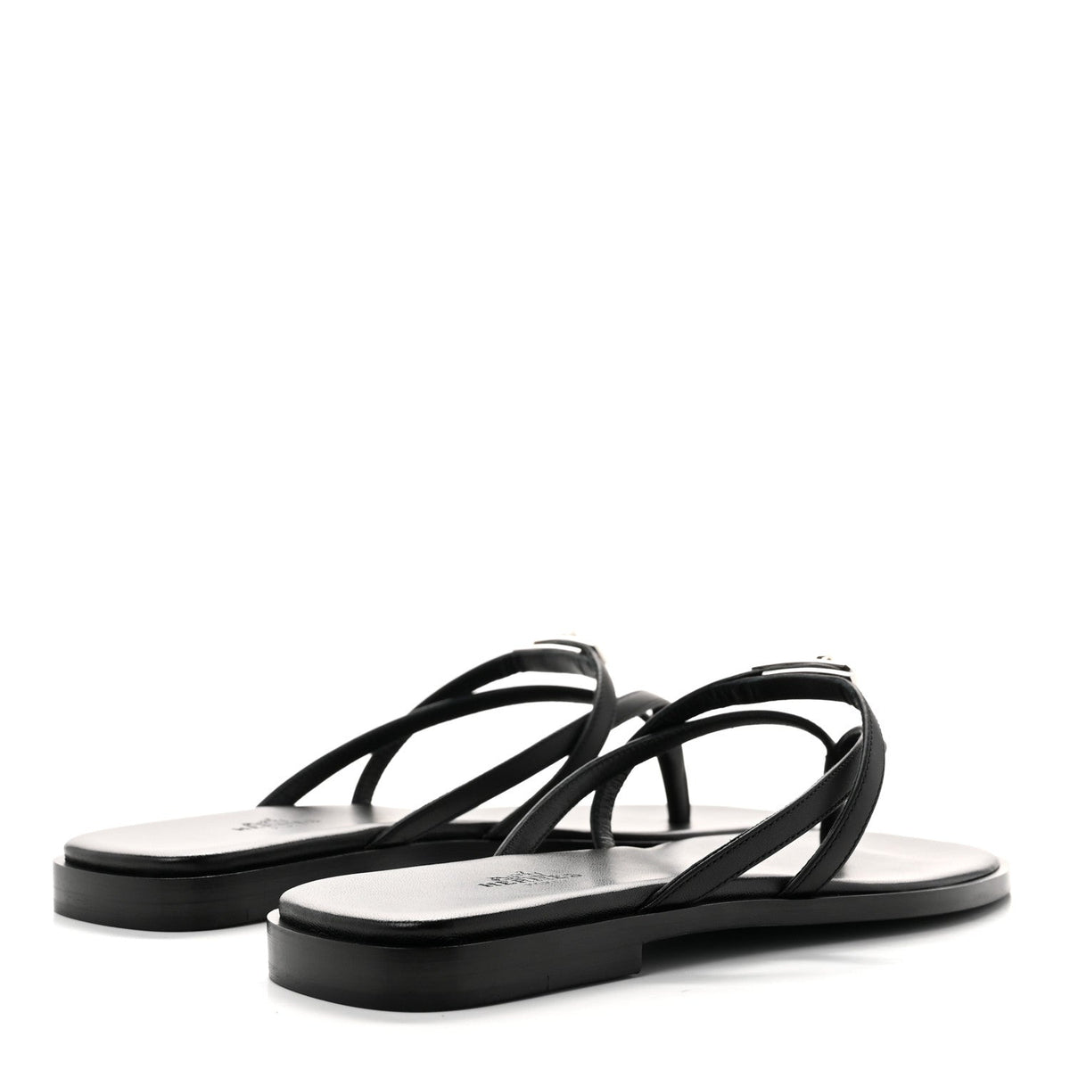 Calfskin Miss Sandals 38 Black