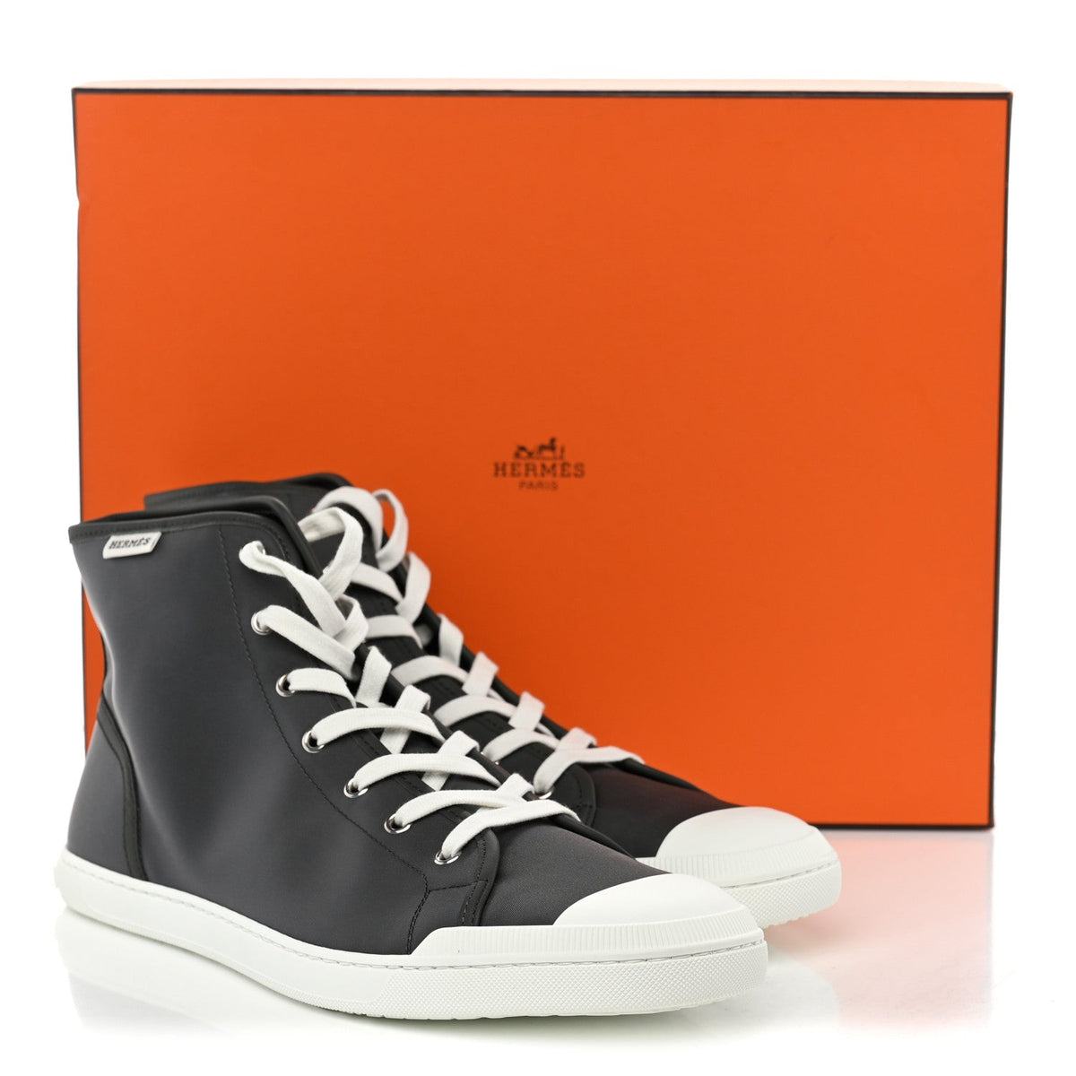 Nylon Mens Express High Top Sneaker 44 Gris Meyer White