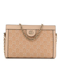 Summer Denim Calfskin GG Monogram Small Ophidia Chain Shoulder Bag Souffle Rose