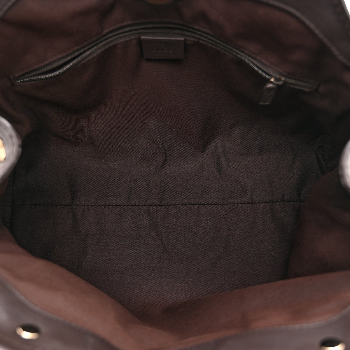 Monogram Medium Sukey Tote Dark Brown