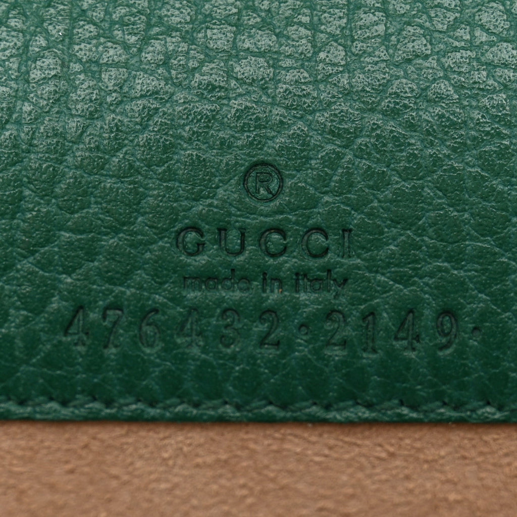 Calfskin Super Mini Dionysus Shoulder Bag Emerald