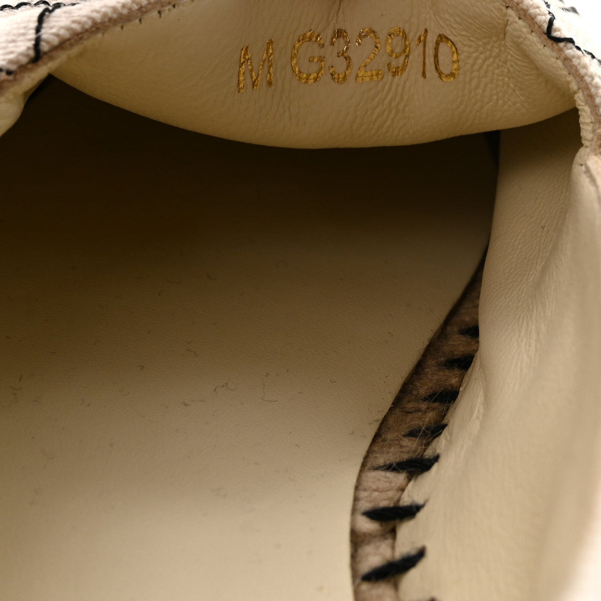 Fabric Biarritz CC Espadrilles 36 Beige Black