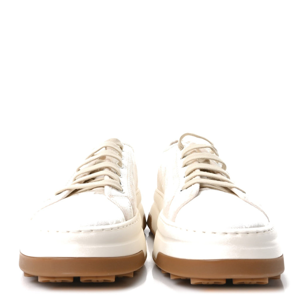 GG Monogram Mens 1977 Tennis Platform 52mm Sneakers 11 Great White Mystic White