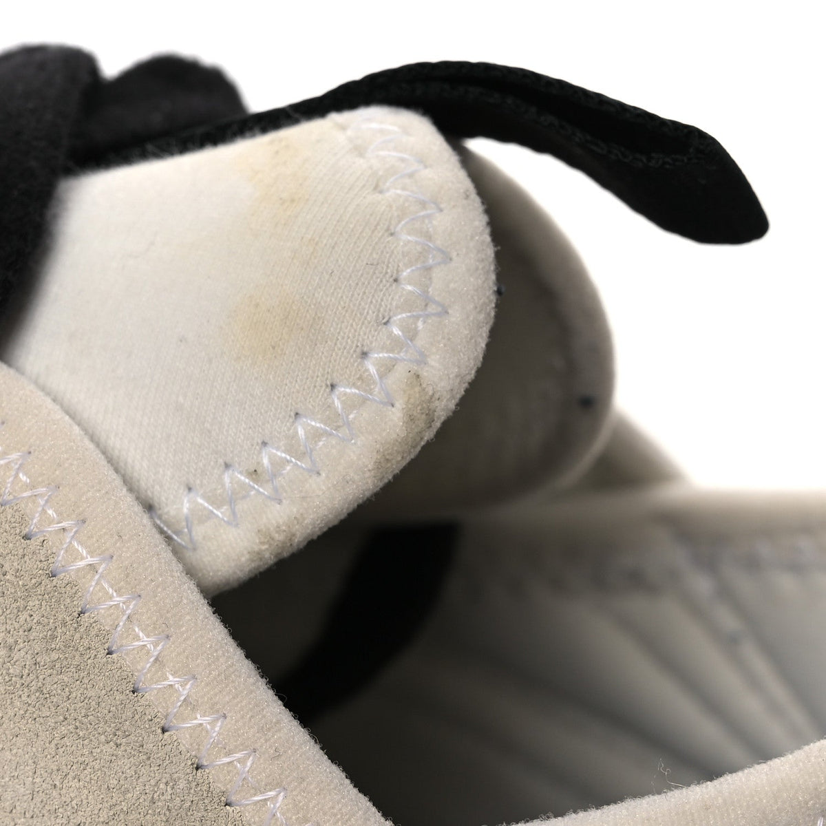 Velvet Calfskin Mixed Fibers CC Sneakers 40 Ivory Black