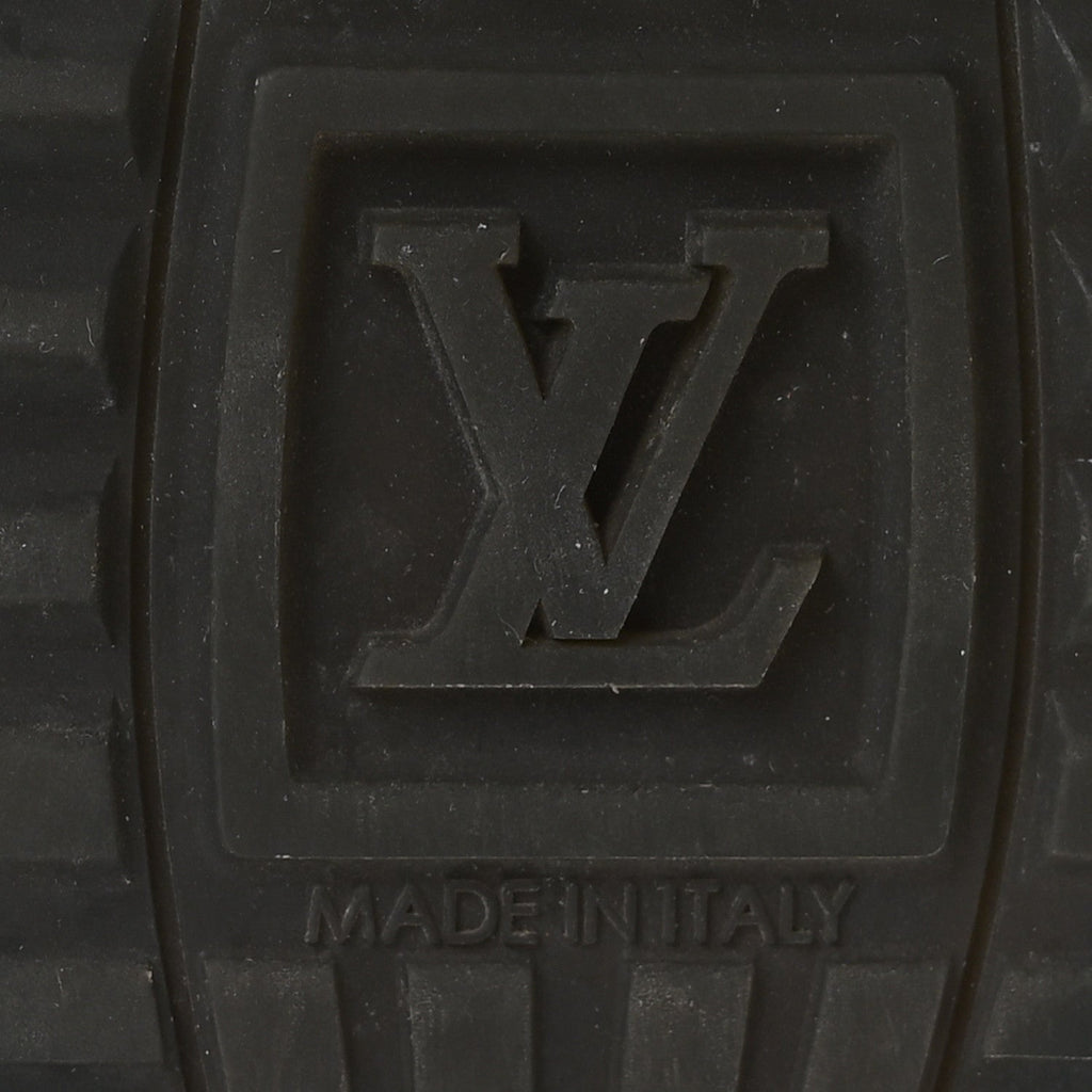 Suede Monogram Run Away Sneakers 36.5 Black