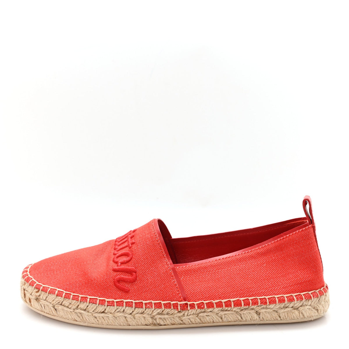 Canvas Waterfall Espadrille 38 Rouge