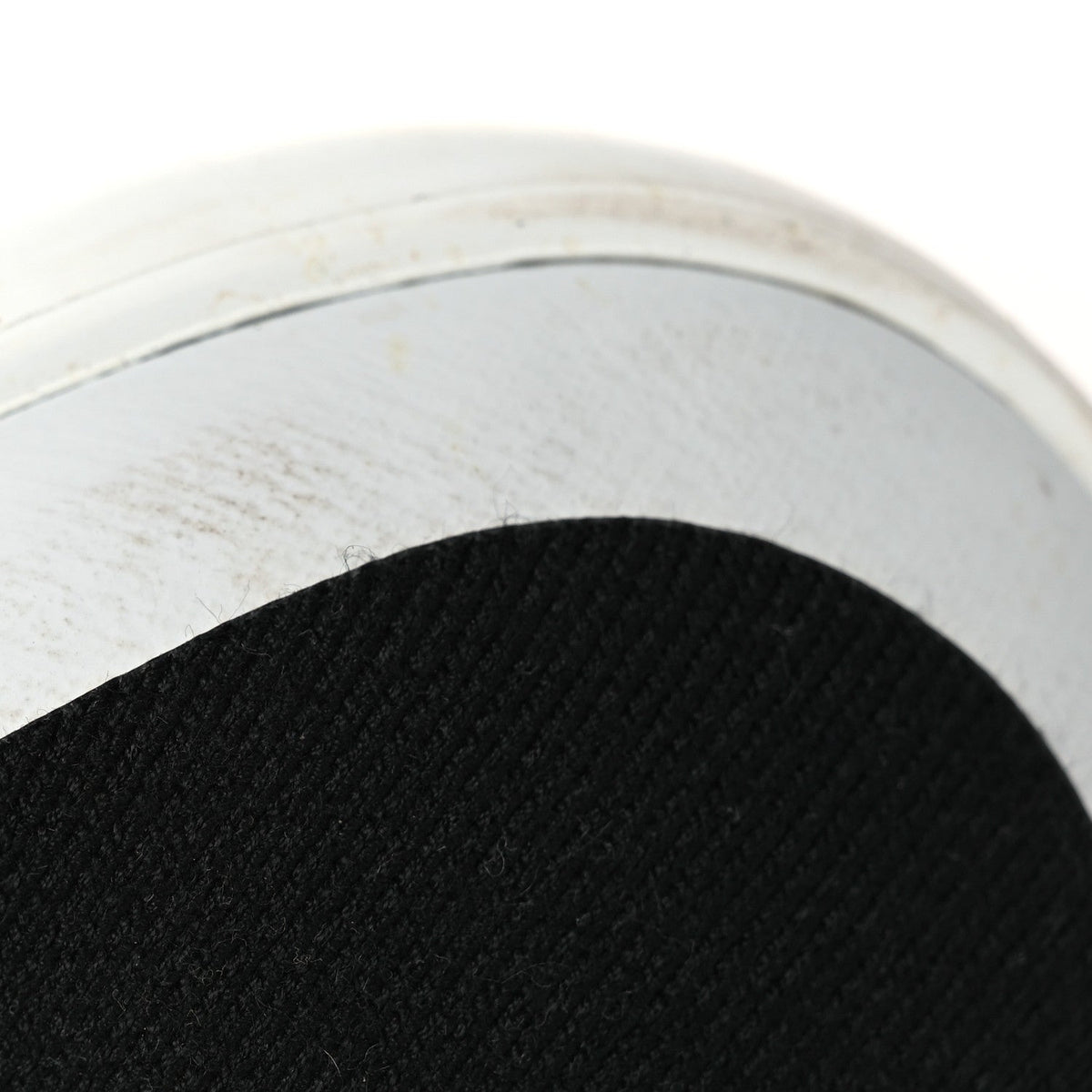 Knit Suede Goatskin Womens Crew Sneakers 39.5 Black White