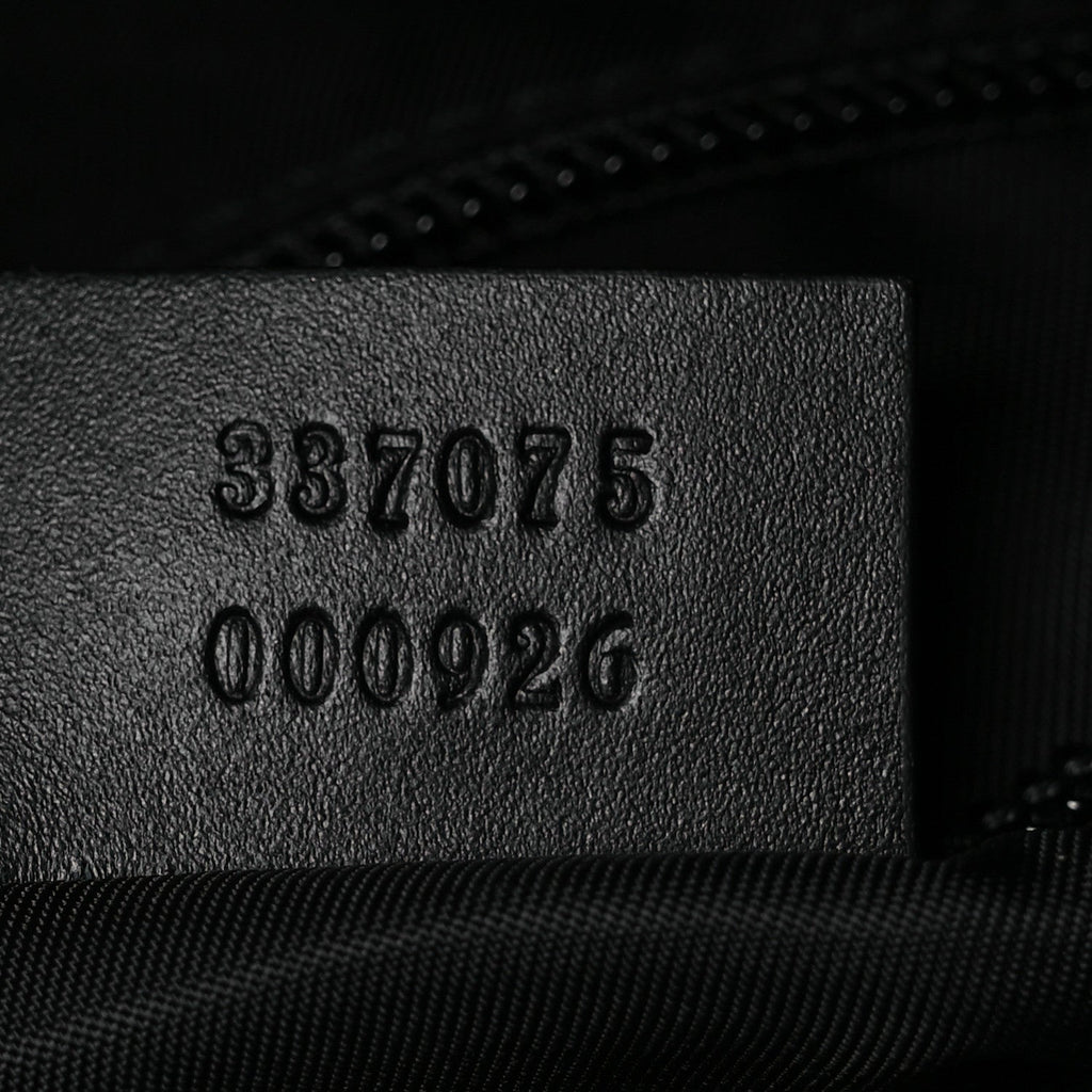 Techno Canvas Web Single Buckle Backpack Black