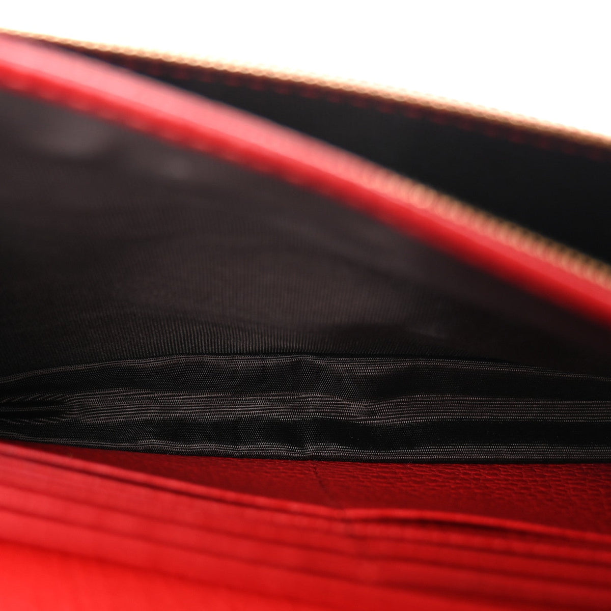Dollar Calfskin Mini Swing Wallet Bag Oxidation