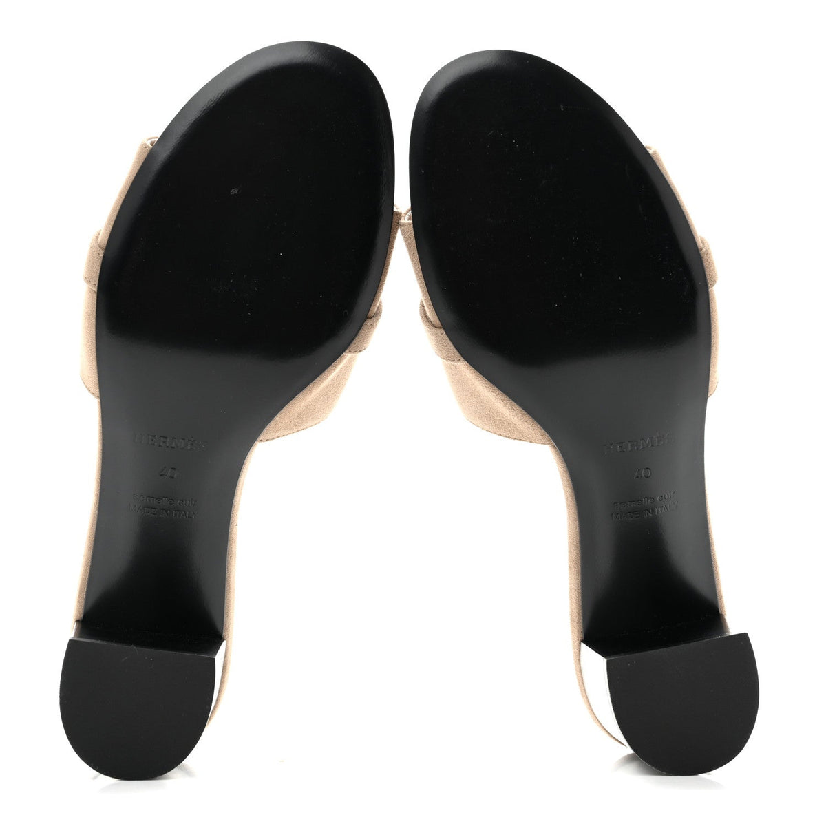 Suede Goatskin Gigi 50 Sandals 40 Beige Sable