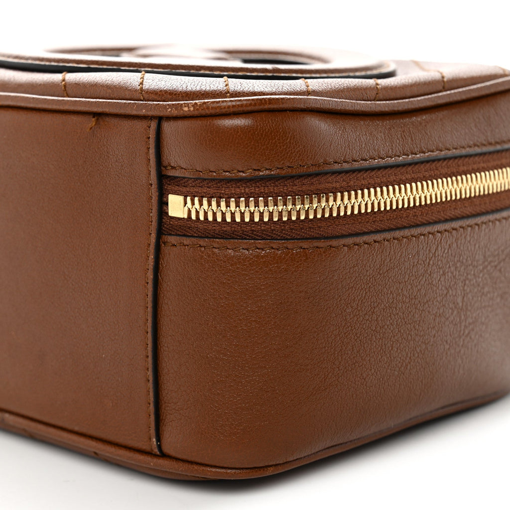 Sakai Be Green Calfskin Diagonal Stitched Blondie Top Handle Bag Cuir