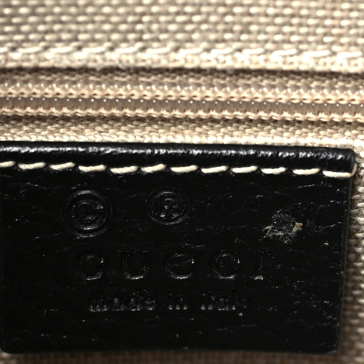 Dollar Calfskin Interlocking G Crossbody Bag Black