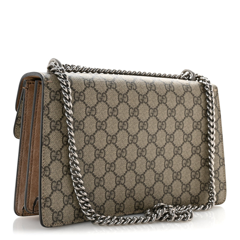 GG Supreme Monogram Small Dionysus Shoulder Bag Taupe