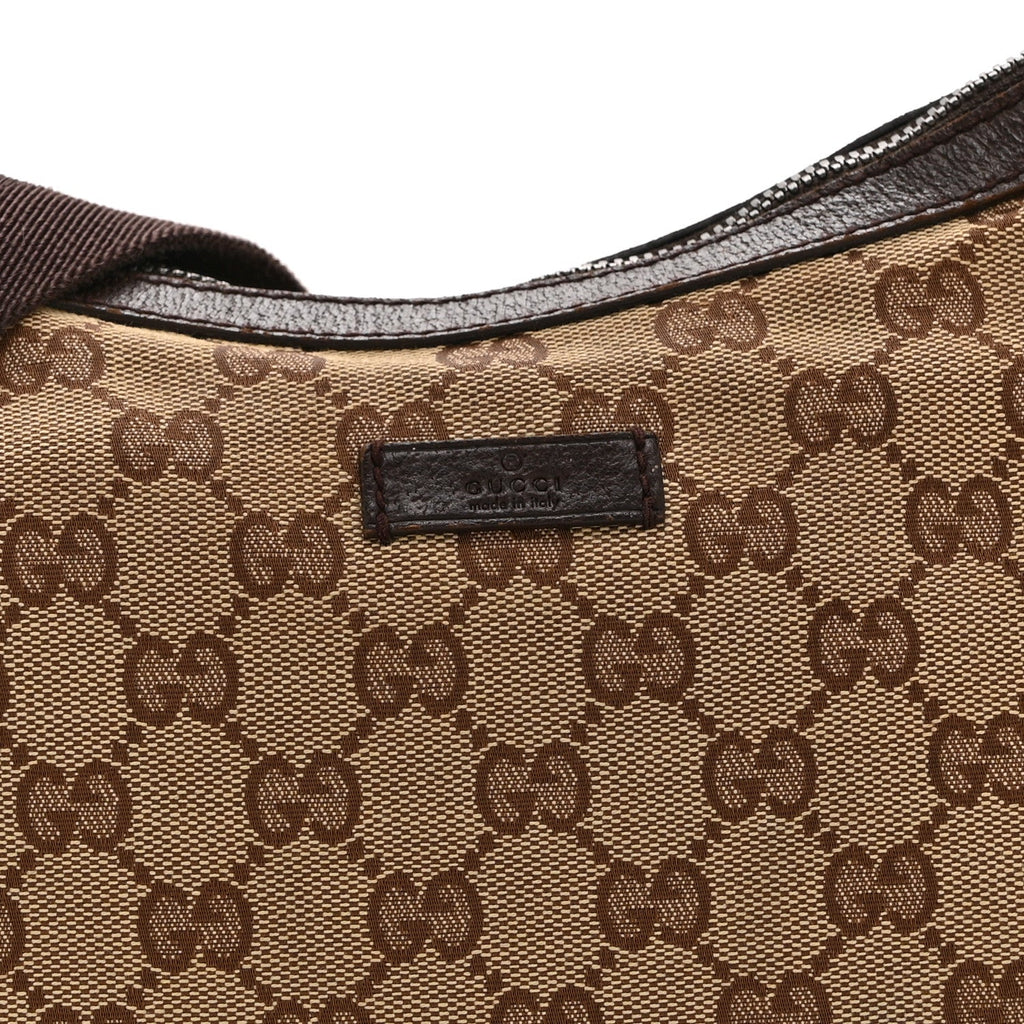 Monogram Medium Half Moon Hobo Dark Brown