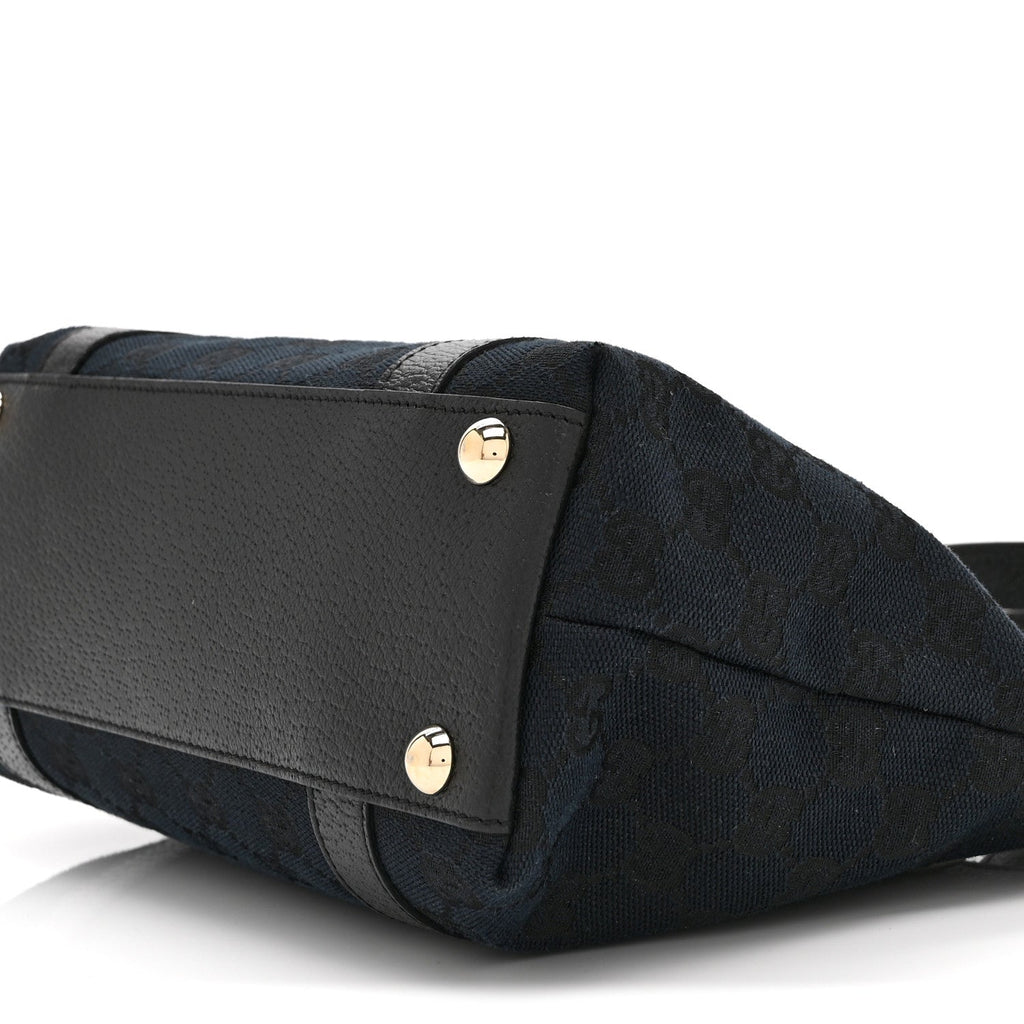 Monogram Small Abbey Tote Black