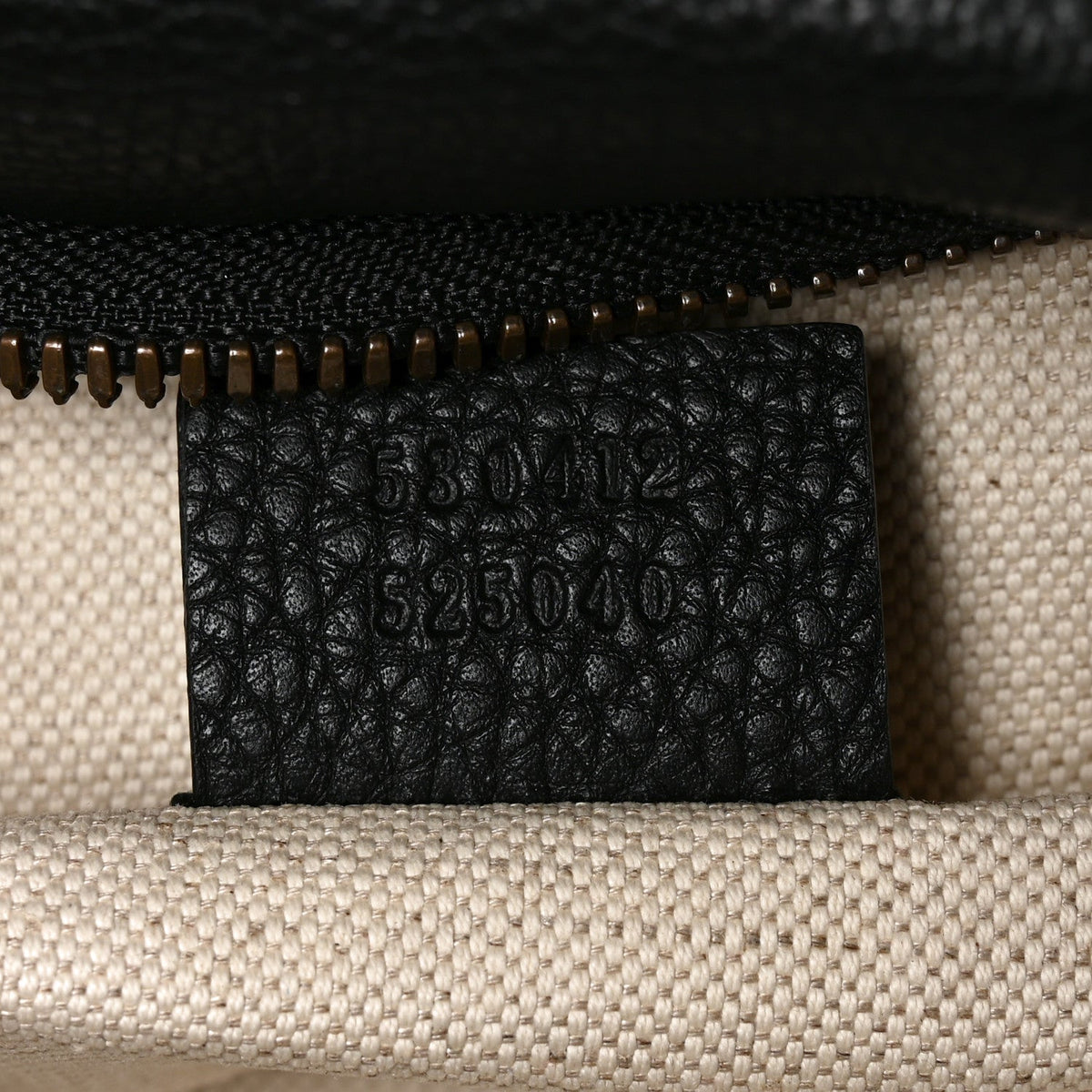 Grained Calfskin Logo Belt Bag Black